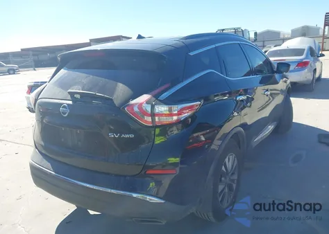 2015 Nissan Murano Sv из США, поврежденный, VIN 5N1AZ2MH0FN237746